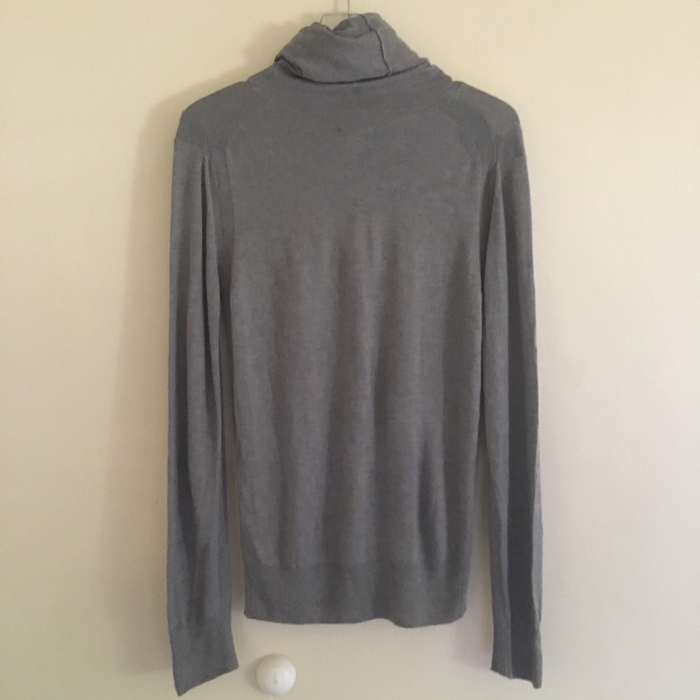 All Saints Spitalfields Grey Turtle Neck Sweater S - Picture 3 of 6